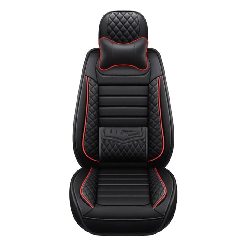 CGBWMB Auto-Sitzbezüge Für Chrysler 200 300C Schwarz Universal Leder Autositzbezüge Zubehör Autositzbezüge(G) von CGBWMB