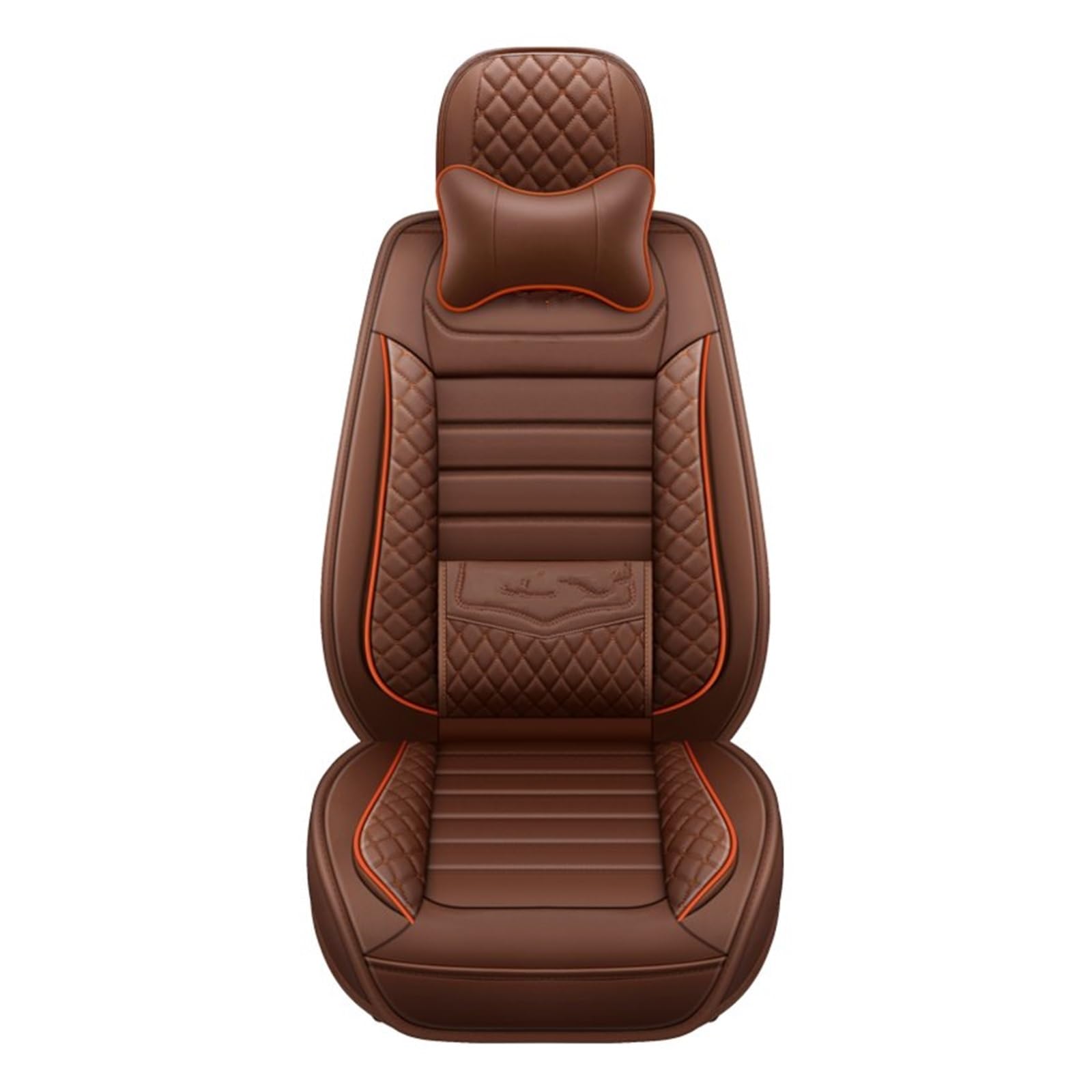 CGBWMB Auto-Sitzbezüge Für Chrysler 200 300C Schwarz Universal Leder Autositzbezüge Zubehör Autositzbezüge(I) von CGBWMB