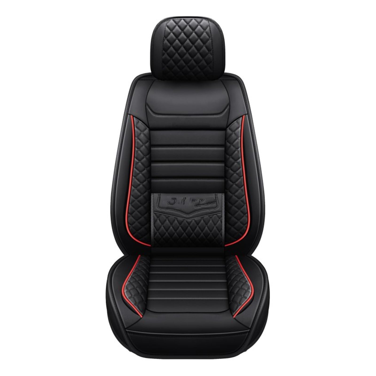 CGBWMB Auto-Sitzbezüge Für Citroen C3 C4 Für Berlingo C5 Für Aircross Zubehör Schwarz Leder Autositzbezüge Autositzbezüge(B) von CGBWMB