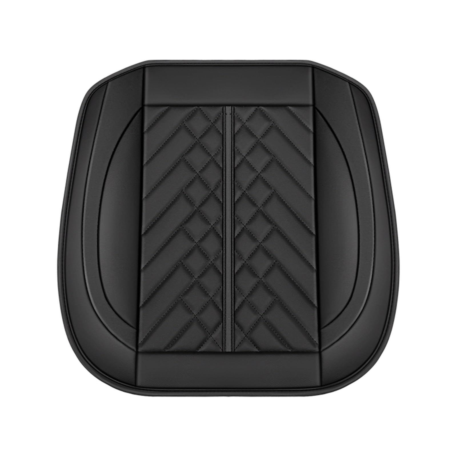 CGBWMB Auto-Sitzbezüge Für FIAT Für Grande Für Punto Für Freemont Für Bravo Für Egea Für Panda 500 Auto Sitzbezüge Universal Leder Wasserdicht Autositzbezüge(1Pcs-Black) von CGBWMB