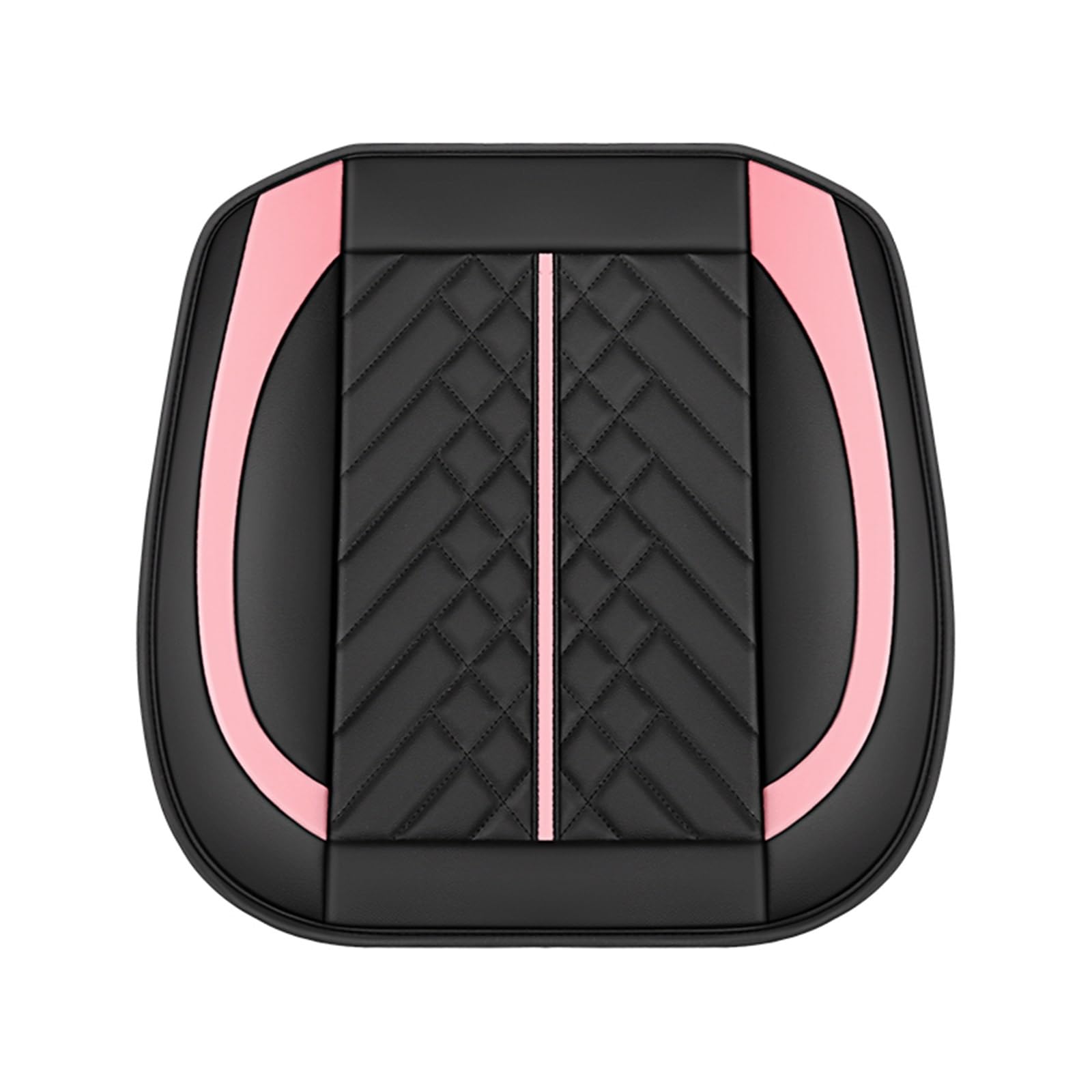 CGBWMB Auto-Sitzbezüge Für FIAT Für Grande Für Punto Für Freemont Für Bravo Für Egea Für Panda 500 Auto Sitzbezüge Universal Leder Wasserdicht Autositzbezüge(1Pcs-Pink) von CGBWMB