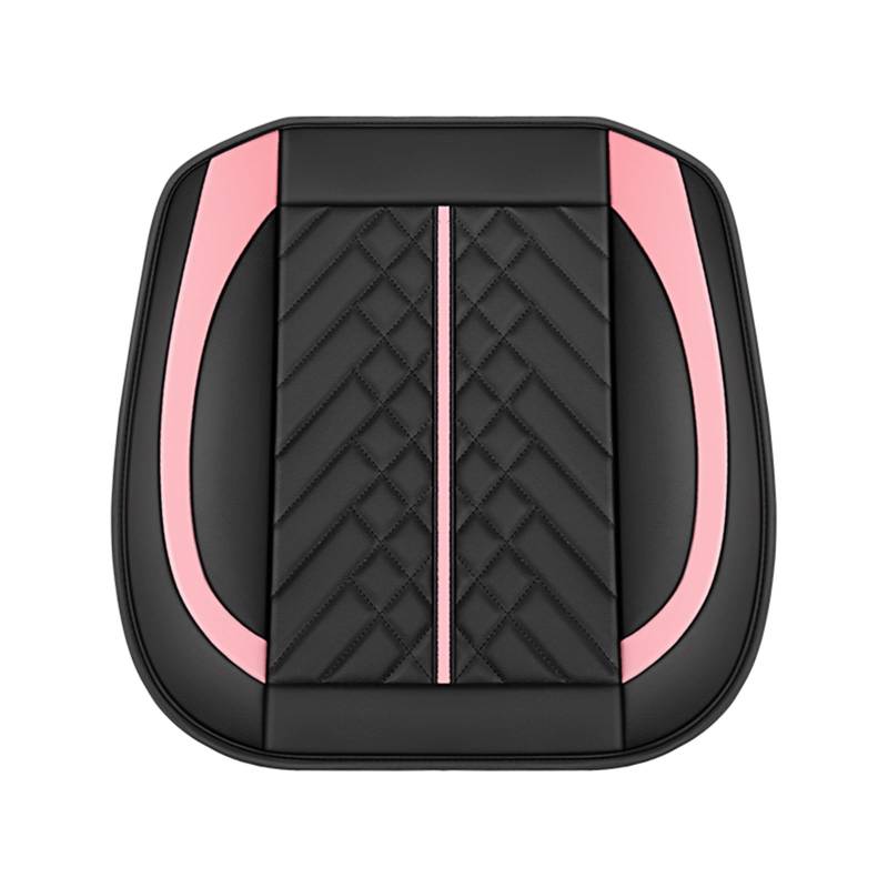 CGBWMB Auto-Sitzbezüge Für FIAT Für Grande Für Punto Für Freemont Für Bravo Für Egea Für Panda 500 Auto Sitzbezüge Universal Leder Wasserdicht Autositzbezüge(1Pcs-Pink) von CGBWMB