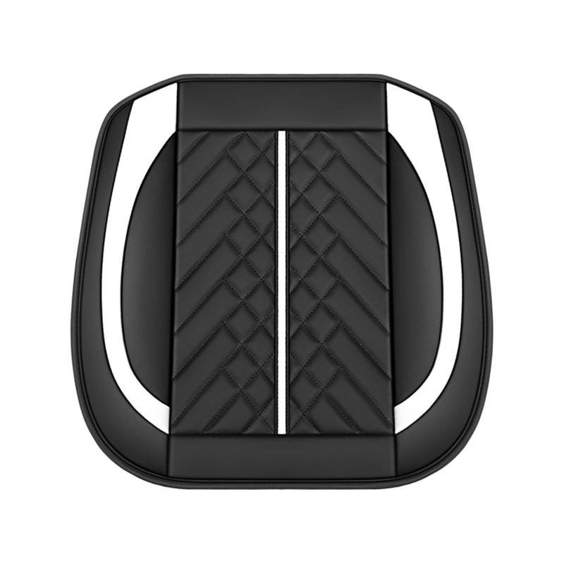 CGBWMB Auto-Sitzbezüge Für FIAT Für Grande Für Punto Für Freemont Für Bravo Für Egea Für Panda 500 Auto Sitzbezüge Universal Leder Wasserdicht Autositzbezüge(1Pcs-White) von CGBWMB
