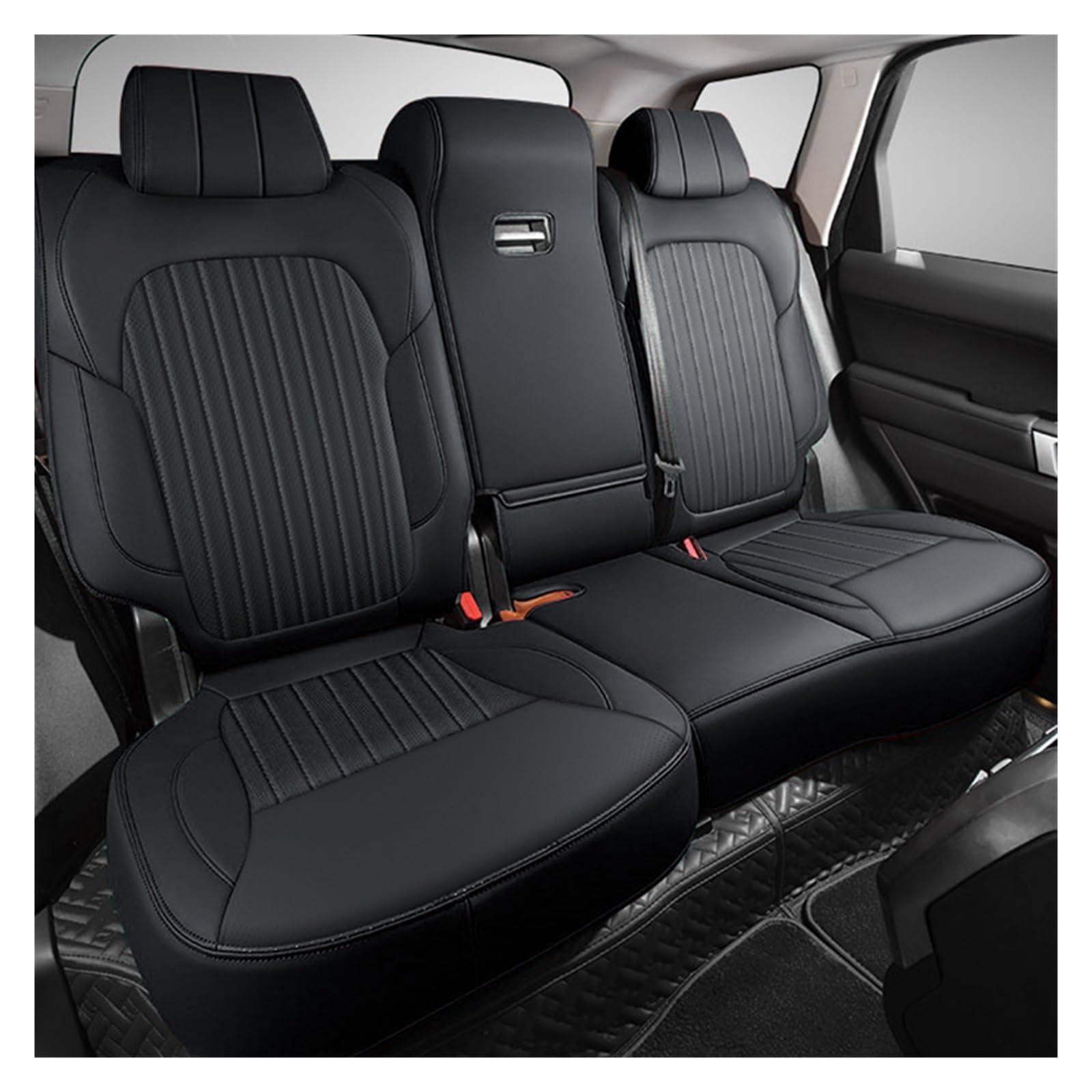 CGBWMB Auto-Sitzbezüge Für ML W164 2006 2007 2008 2009 Leder Autositzbezüge Auto Zubehör Innen Autositzbezüge(Rear seat F) von CGBWMB