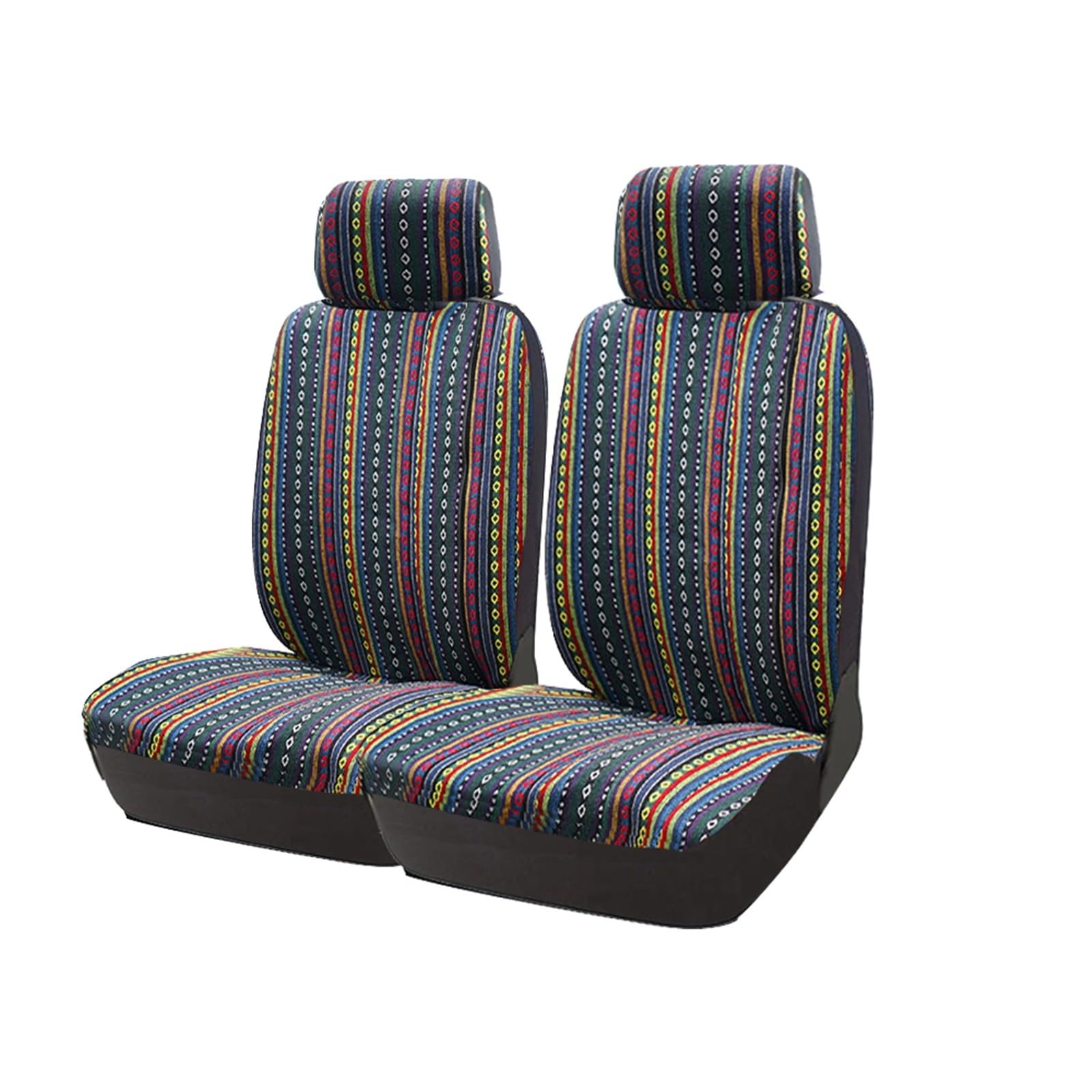 CGBWMB Auto-Sitzbezüge Für Opel Für Vivaro 2006 2+1 Universal Gestreifte Farbe Autositzbezüge Autositzbezüge(AD9507-C-2F) von CGBWMB
