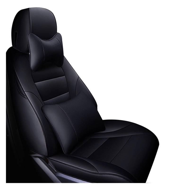 CGBWMB Auto-Sitzbezüge Für Skoda Für Octavia 2 Für Fabia Für Superb 3 Für Karoq Für Kodiaq Für Schnelle 2017 Echtes Leder Auto Sitzbezüge Autositzbezüge(K1 seat) von CGBWMB