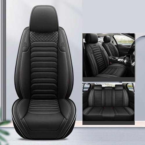 CGBWMB Auto-Sitzbezüge Für Skoda Für Octavia A7 Universal PU Leder Autositzbezüge Auto Zubehör Autositzbezüge(5 PCS C) von CGBWMB