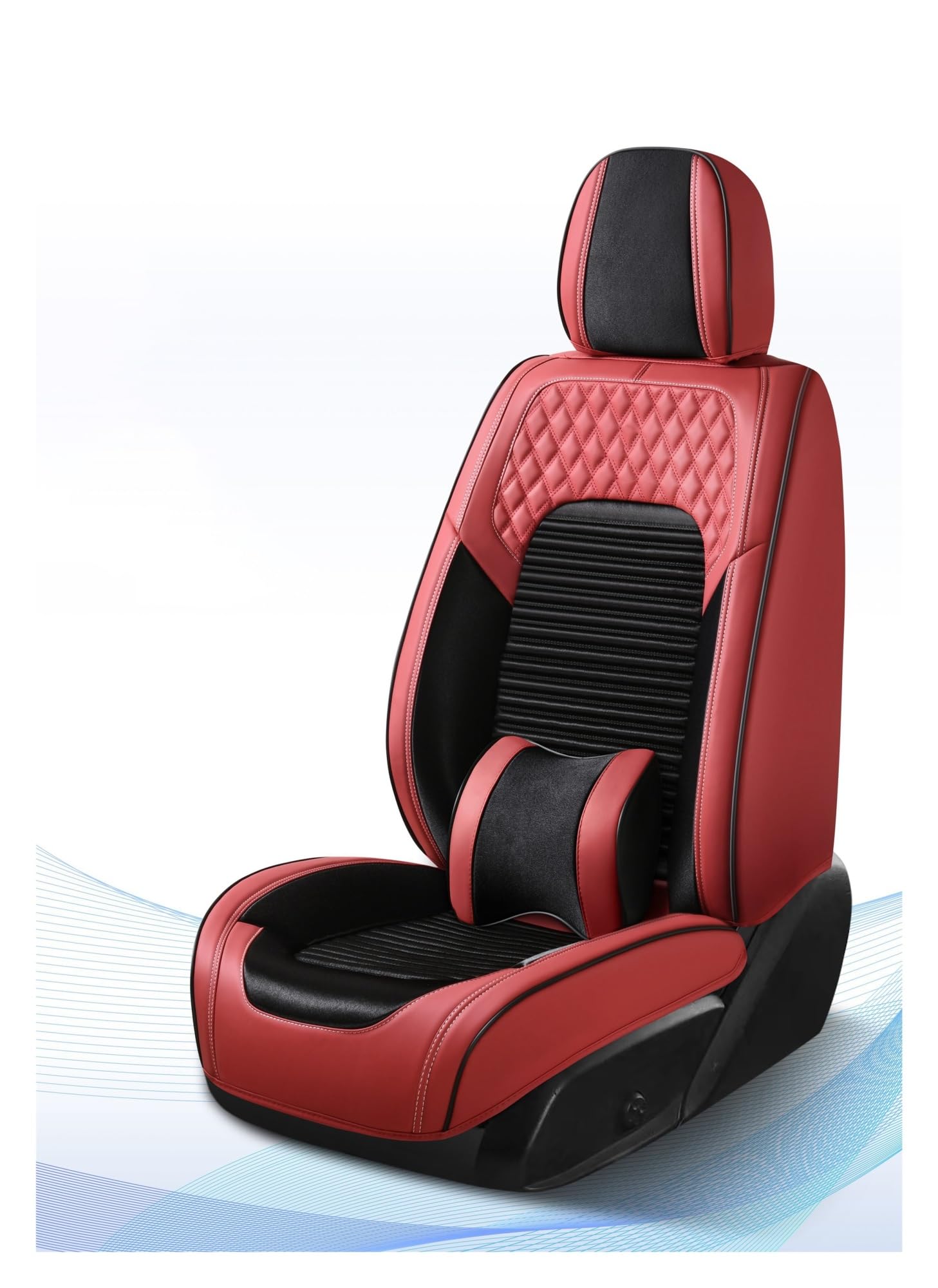 CGBWMB Auto-Sitzbezüge Für Suzuki Für Grand Für Vitara Für Range Für Rover Für Evoque Universal Leder Full Set Autositzbezüge Autositzbezüge(5 PCS C) von CGBWMB