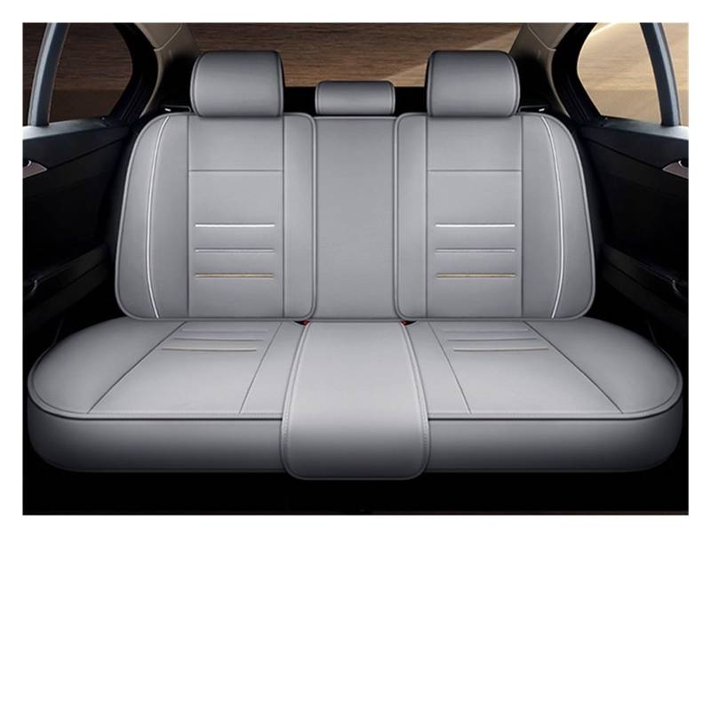 CGBWMB Auto-Sitzbezüge Für Suzuki Für Swift Für Grand Für Vitara Für Jimny Sx4 Für Samurai Für Ignis Auto Sitzbezug Universal Leder Autositzbezüge(Rear Seats-Gray) von CGBWMB