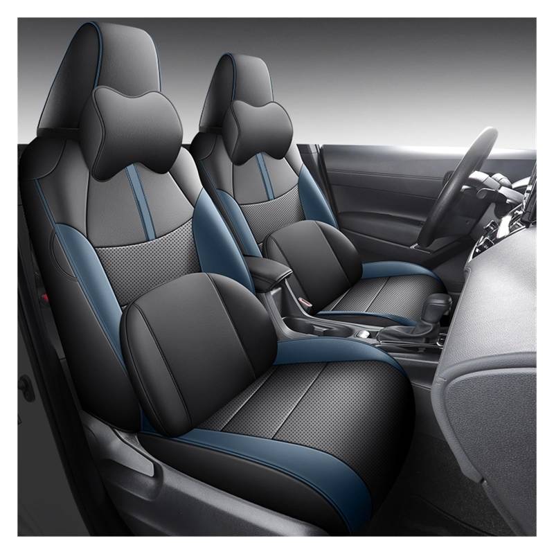 CGBWMB Auto-Sitzbezüge Für Toyota Für Corolla Für Kreuz 2022 2023 2024 Leder Auto Sitzbezüge Vollen Satz Autositzbezüge(9 PCS D) von CGBWMB