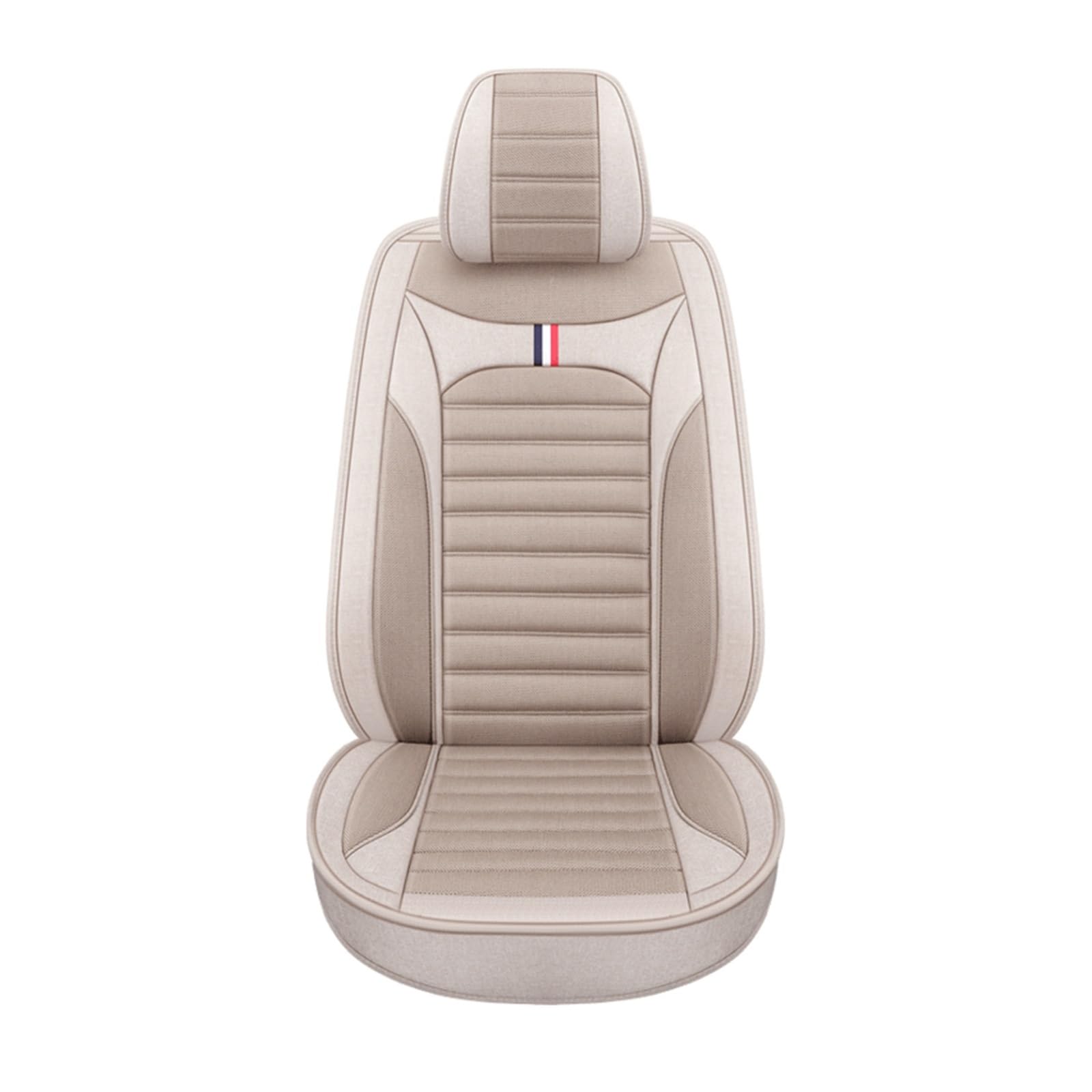 CGBWMB Auto-Sitzbezüge Für Toyota Für RAV4 Für Corolla Für Prius 30 Für Raize Für Yaris Für Camry 40 Universal Flachs Auto Sitzbezüge Autositzbezüge(1PC-Khaki) von CGBWMB