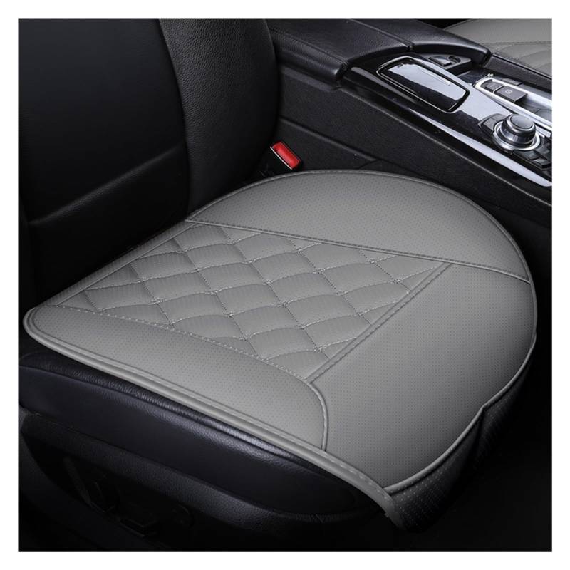CGBWMB Auto-Sitzbezüge PU-Leder-Autositzbezug, Universeller Autostuhl, Vorne Und Hinten, Wasserdichter Kissenschutz Für Vier Jahreszeiten Autositzbezüge(1 Gray pad) von CGBWMB