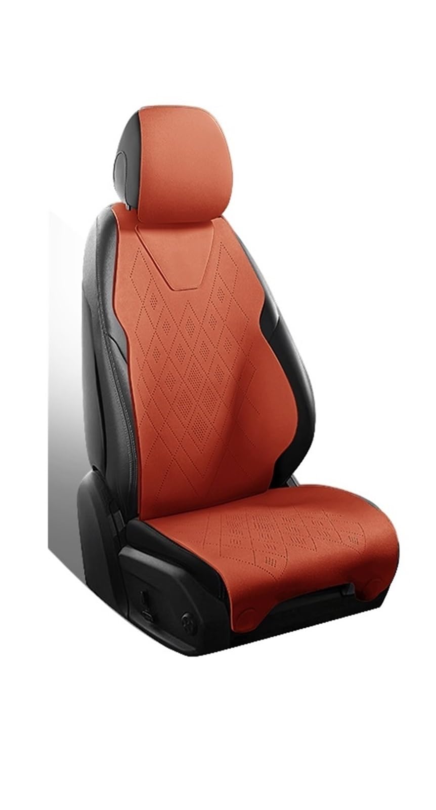 CGBWMB Auto-Sitzbezüge Universal Auto Zubehör Wildleder Sattel Sitzkissen Pad Halb Bedeckt Für Limousine SUV Wildleder Universal Set Abdeckung 5 Sitze Autositzbezüge(Color 1) von CGBWMB