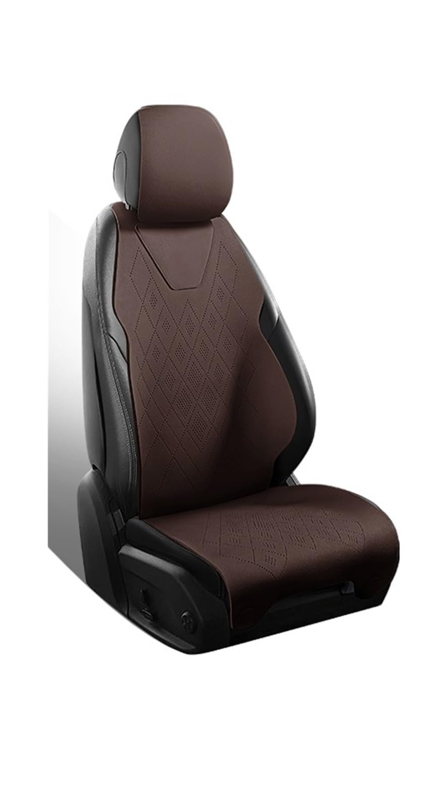 CGBWMB Auto-Sitzbezüge Universal Auto Zubehör Wildleder Sattel Sitzkissen Pad Halb Bedeckt Für Limousine SUV Wildleder Universal Set Abdeckung 5 Sitze Autositzbezüge(Color 2) von CGBWMB