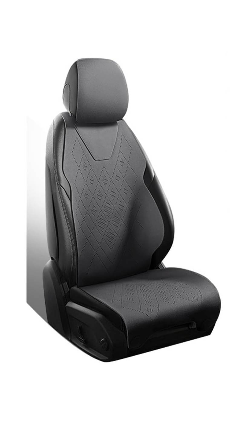 CGBWMB Auto-Sitzbezüge Universal Auto Zubehör Wildleder Sattel Sitzkissen Pad Halb Bedeckt Für Limousine SUV Wildleder Universal Set Abdeckung 5 Sitze Autositzbezüge(Color 5) von CGBWMB