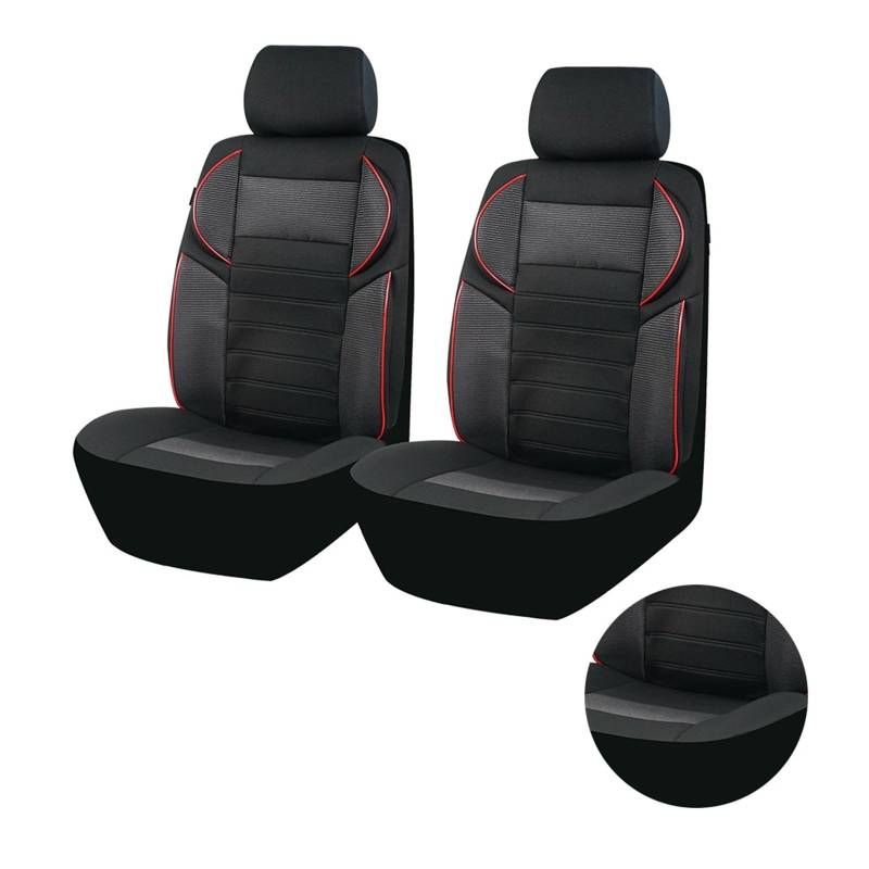 CGBWMB Auto-Sitzbezüge Universelle 4-mm-Autositzbezüge Im Schwammstil Passend Für Die Meisten Auto-SUV-LKW-Sitzbezüge Autositzbezüge(AD9432 2F) von CGBWMB