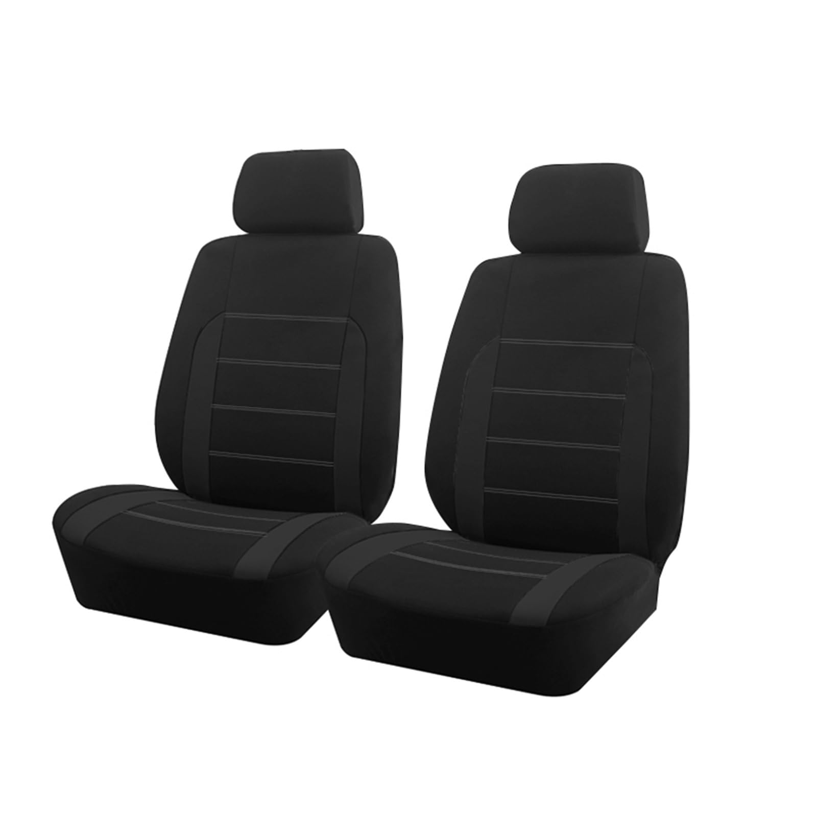 CGBWMB Auto-Sitzbezüge Universelle Autositzbezüge Aus Stoff Für Die Meisten Autos SUVs LKWs Lieferwagen Autozubehör Innensitzbezüge Für Autos Autositzbezüge(Black 2 seat) von CGBWMB
