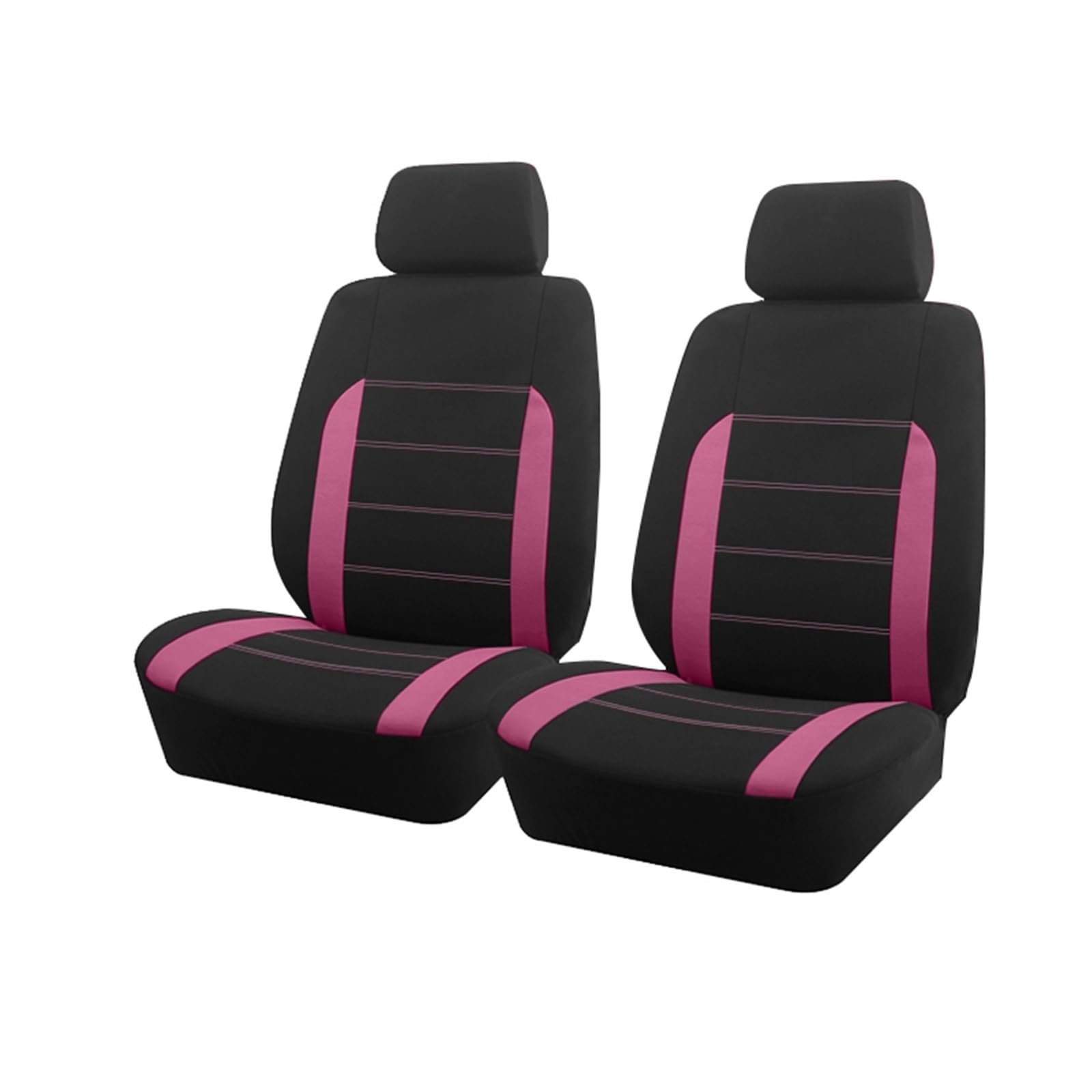 CGBWMB Auto-Sitzbezüge Universelle Autositzbezüge Aus Stoff Passend Für Die Meisten Autos SUV LKW Van Autozubehör Innensitzbezüge Für Autos Autositzbezüge(Pink 2 seat) von CGBWMB