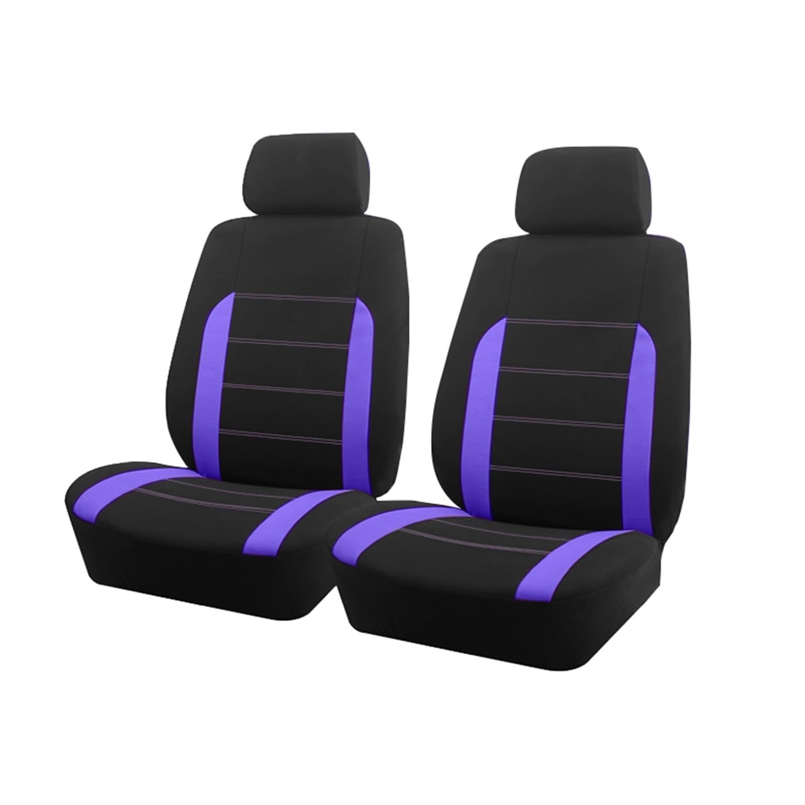 CGBWMB Auto-Sitzbezüge Universelle Autositzbezüge Aus Stoff Passend Für Die Meisten Autos SUV LKW Van Autozubehör Innensitzbezüge Für Autos Autositzbezüge(Purple 2 seat) von CGBWMB