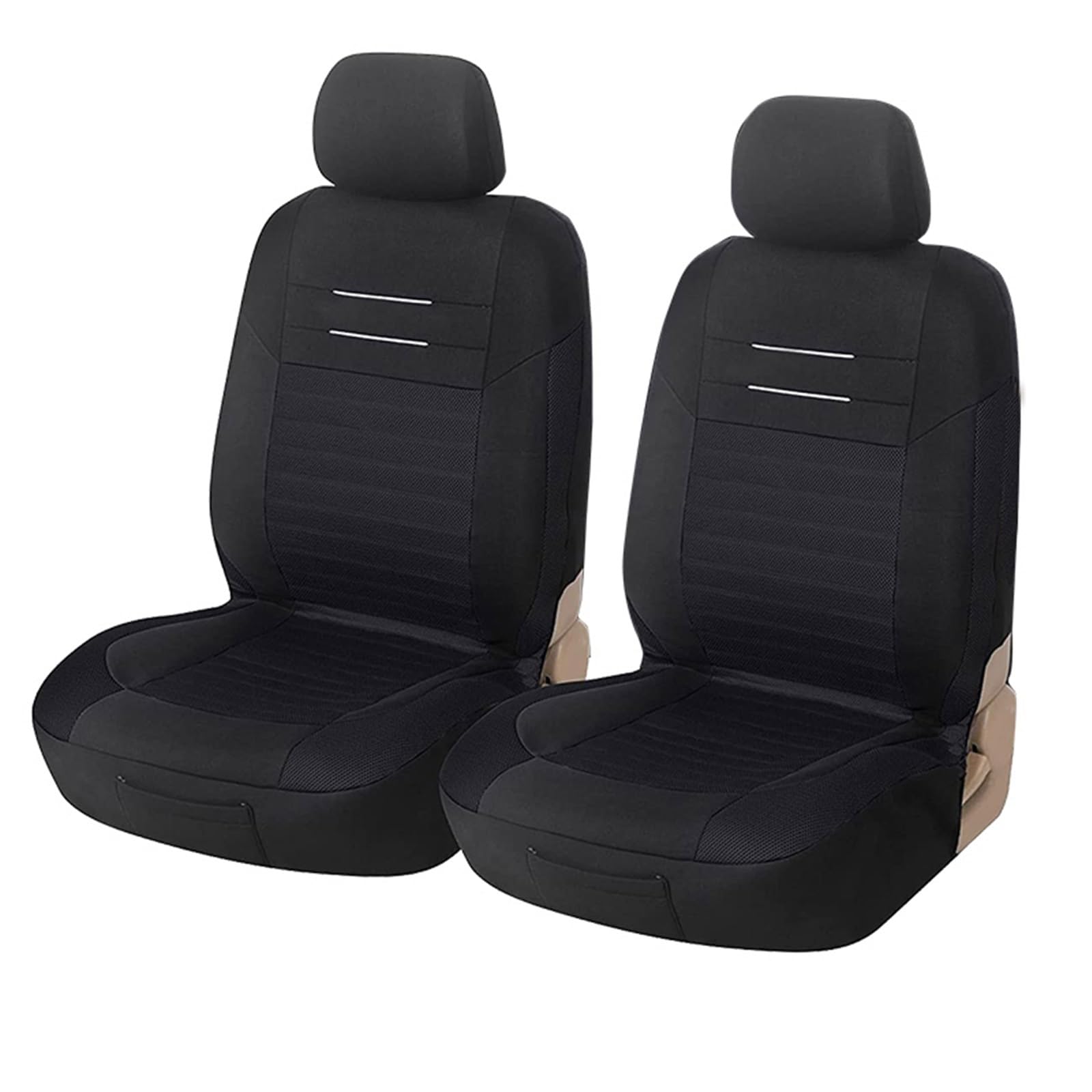 CGBWMB Auto-Sitzbezüge Universelle Autositzbezüge Mit Atmungsaktivem Air-Mesh-Gewebe Passend Für Die Meisten Autos SUV LKW Van Autositzbezüge(2 Front seat) von CGBWMB