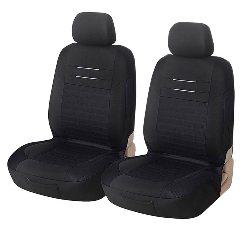 CGBWMB Auto-Sitzbezüge Universelle Autositzbezüge Mit Atmungsaktivem Air-Mesh-Gewebe Passend Für Die Meisten Autos SUV LKW Van Autositzbezüge(2 Front seat) von CGBWMB
