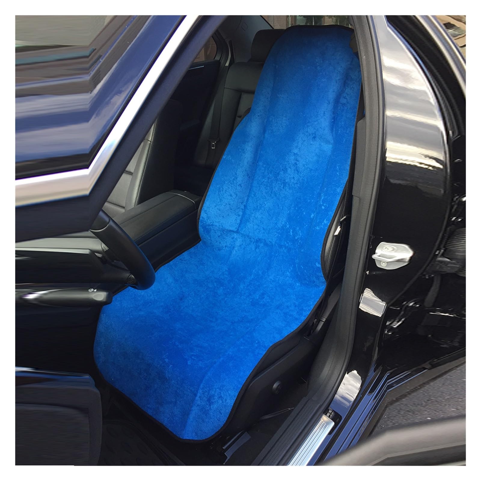 CGBWMB Auto-Sitzbezüge Universelles Handtuch-Autositzkissen Schweißfest Waschbar Sitzschutz Für Vier Jahreszeiten Autositzbezüge(Dark Blue) von CGBWMB