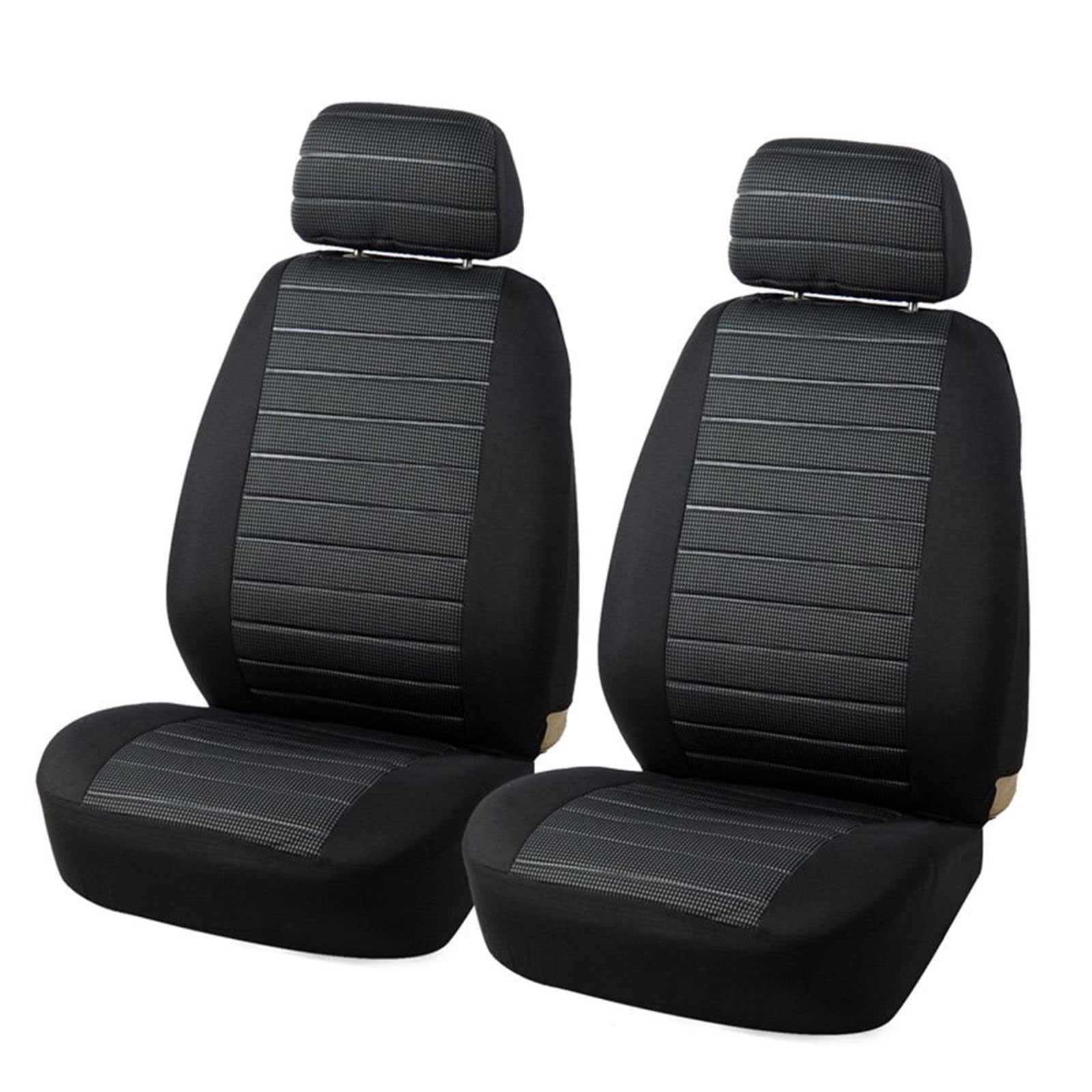 CGBWMB Auto-Sitzbezüge Vordere Autositzbezüge Airbag-kompatibel Universell Passend Für Die Meisten Autos SUV Autozubehör Autositzbezug Autositzbezüge(Gray Front 2pcs) von CGBWMB