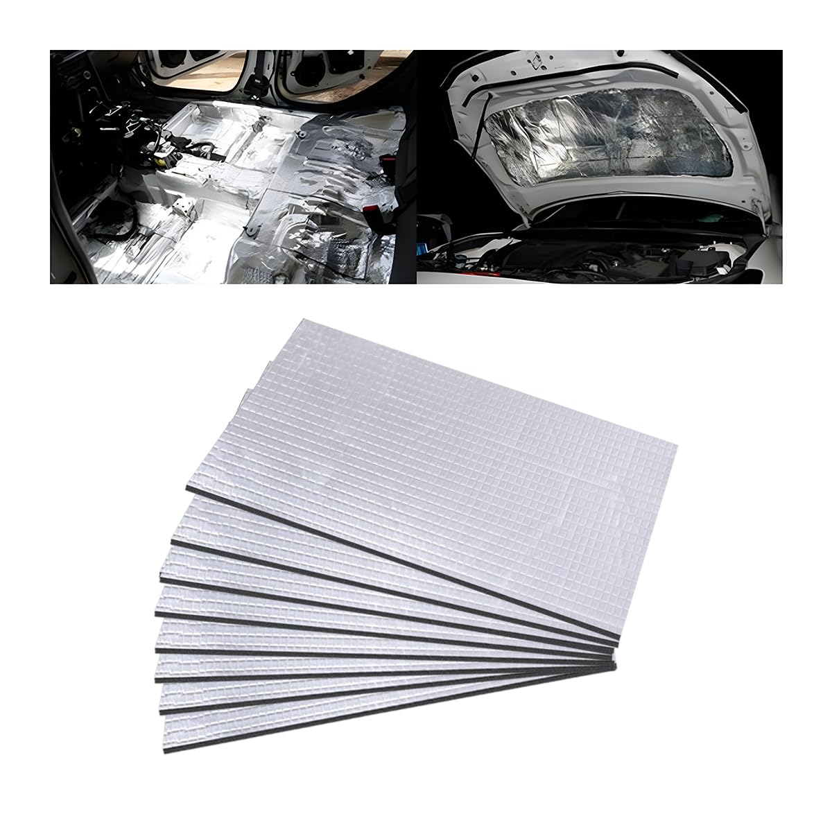 CGEAMDY 10 Stücke Auto Schallschutzmatte Isolierung, Auto Schallschutzmatte Isolierung Matte Universal, Wärme- Und Schalldämmmatten Für Autos, Premium Dämmmatte Auto Wohnwagen Schallschutzmatte CGEAMDY 10 Stücke Auto Schallschutzmatte Isolierung, Auto Schallschutzmatte Isolierung Matte Universal, Wärme- Und Schalldämmmatten Für Autos, Premium Dämmmatte Auto Wohnwagen Schallschutzmatte von CGEAMDY