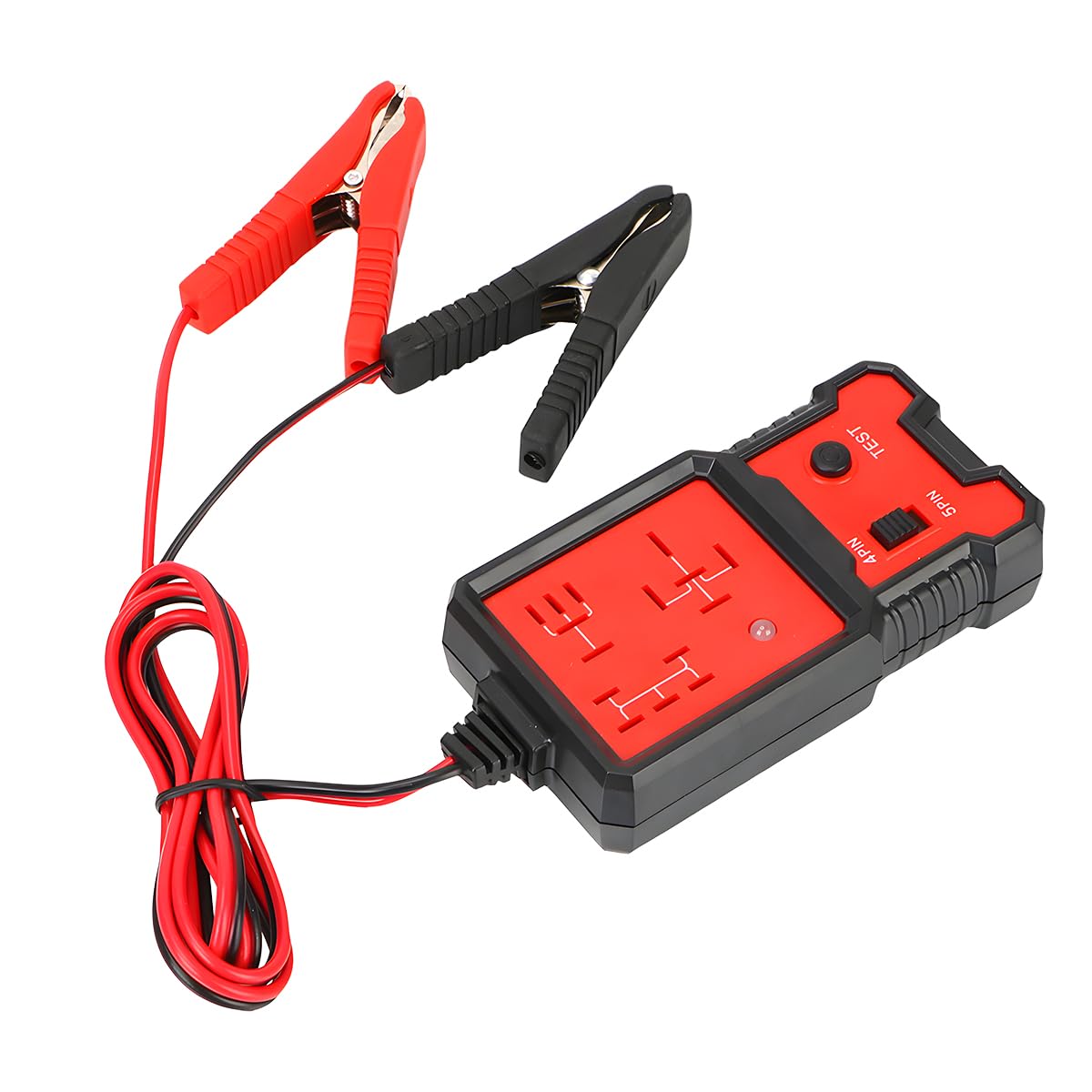 CGEAMDY 12V Automotive Relais Tester, Auto Batterie und Lichtmaschine Prüfer Tester, mit Clips Elektronisches Relais Teste, Multifunktionaler Analyzer Diagnosegerät CGEAMDY 12V Automotive Relais Tester, Auto Batterie und Lichtmaschine Prüfer Tester, mit Clips Elektronisches Relais Teste, Multifunktionaler Analyzer Diagnosegerät von CGEAMDY