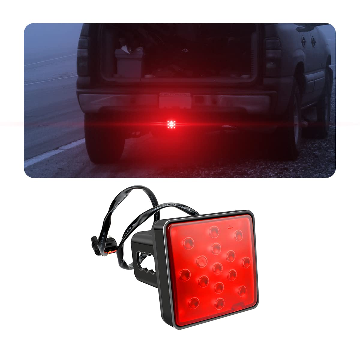 CGEAMDY 15 LED Rückleuchten für KFZ Anhänger, Kfz-Blinker, Bremslicht Abdeckung, Rückstrahler für Das Fahrzeug, Universal-Rücklicht für LKW Anhänger Wohnwagen Van(Rot) von CGEAMDY