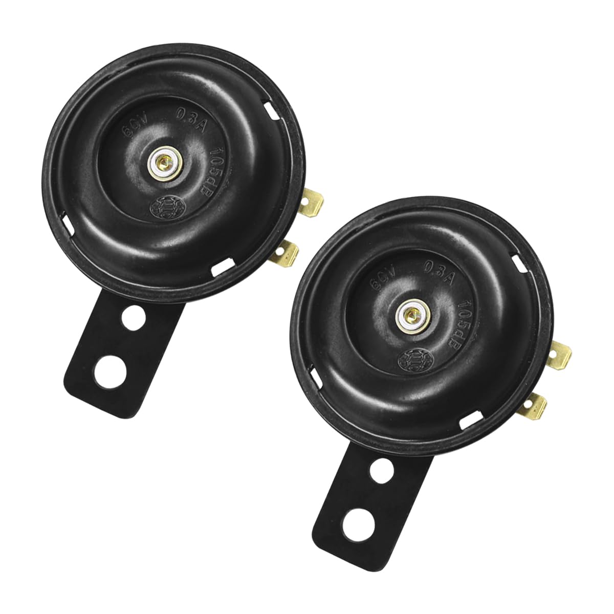CGEAMDY 2 Hupe Motorrad,Universal Horn Hupe 12V, Multifunktional Auto Hupe, Laut Horn Hupe, Flachsteckanschluss, Wasserdicht für Motorrad, Auto, LKW, Moped Roller Scooter CGEAMDY 2 Hupe Motorrad,Universal Horn Hupe 12V, Multifunktional Auto Hupe, Laut Horn Hupe, Flachsteckanschluss, Wasserdicht für Motorrad, Auto, LKW, Moped Roller Scooter von CGEAMDY
