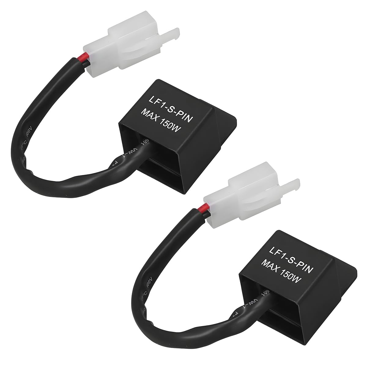 CGEAMDY 2Pcs 2 Polig Blinkerrelais, 12V Motorrad LED Wasserdicht Blinker Frequenzregelung Relais, Fahrtrichtungsanzeiger Lastunabhängiges Elektronisch Relais für Motorrad CGEAMDY 2Pcs 2 Polig Blinkerrelais, 12V Motorrad LED Wasserdicht Blinker Frequenzregelung Relais, Fahrtrichtungsanzeiger Lastunabhängiges Elektronisch Relais für Motorrad von CGEAMDY
