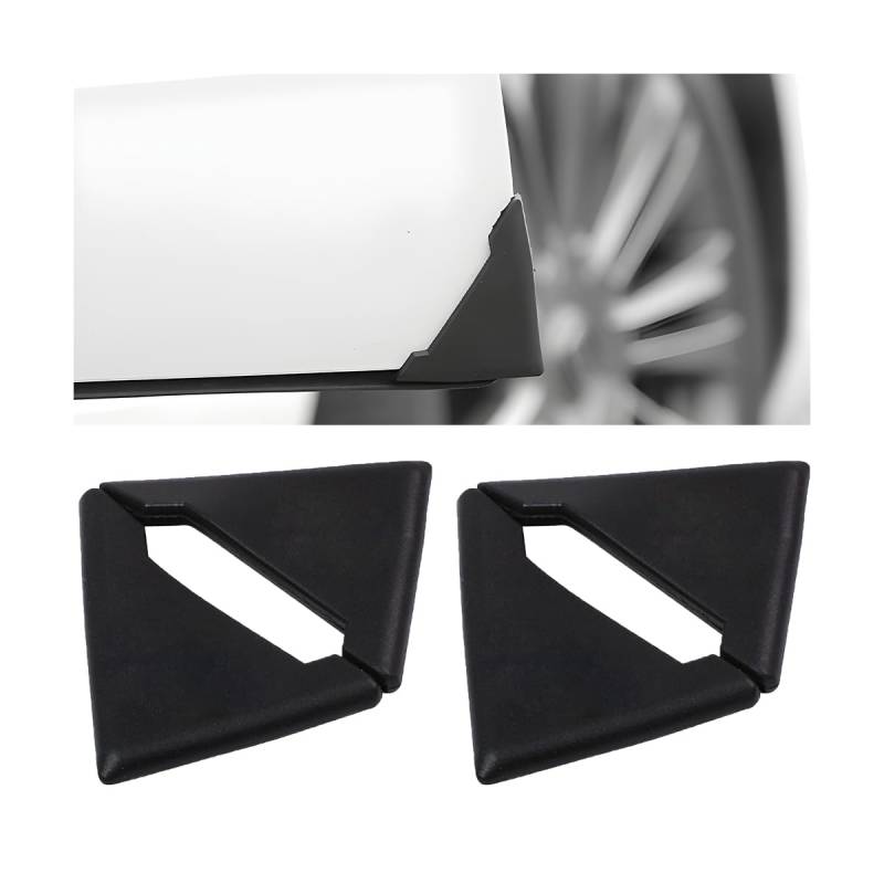 CGEAMDY 4 Stücke Universal Autotür Ecke Schutzhülle, Eckenschutz Aufkleber Für Autotüren, Kratzfeste Autotür-Eckabdeckung, Auto Tür Ecke Cover Ecke Guard, Zubehör Zum Schutz Ihres Autos(Schwarz) von CGEAMDY