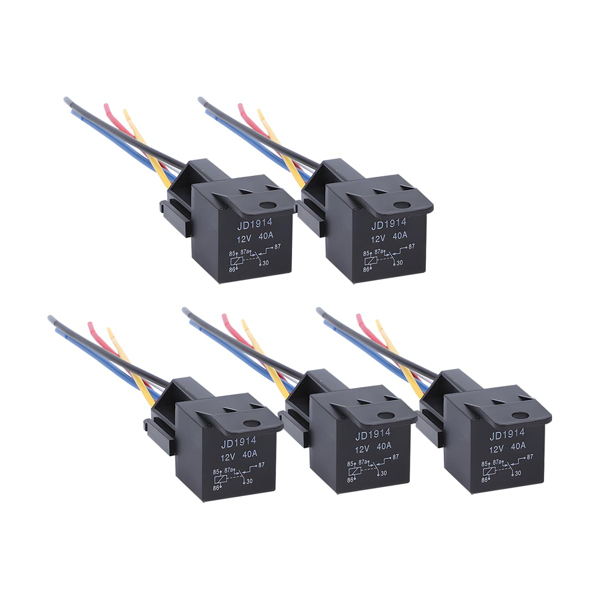 CGEAMDY 5 Stücke 5 Pin Auto Relais, Kfz-Relais Normalerweise Offen Normalerweise Geschlossen Strom Aus Kraftstoff Aus Universal, Kfz-Relais Mit Kabelbaum Buchse, Dc 12v 5-Pin Kfz-Relais Mit Sockel CGEAMDY 5 Stücke 5 Pin Auto Relais, Kfz-Relais Normalerweise Offen Normalerweise Geschlossen Strom Aus Kraftstoff Aus Universal, Kfz-Relais Mit Kabelbaum Buchse, Dc 12v 5-Pin Kfz-Relais Mit Sockel von CGEAMDY