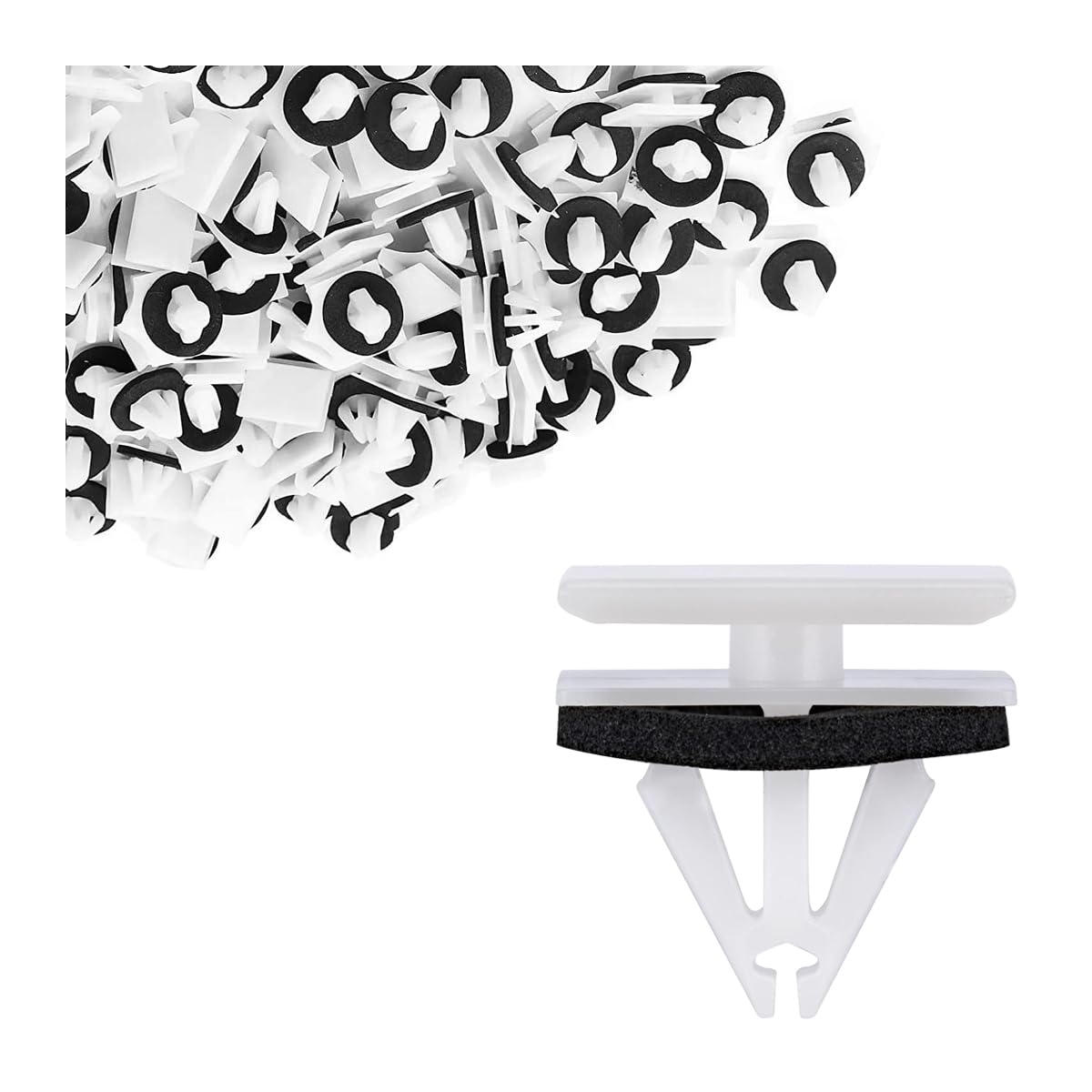 CGEAMDY 50 Stück Auto Befestigung Clips, Auto Seitenschweller Clips Langlebigkeit des Fahrzeugs, Für Eine Dauerhafte Leistung Wippleiste Radgehäuse Halter Kunststoff CGEAMDY 50 Stück Auto Befestigung Clips, Auto Seitenschweller Clips Langlebigkeit des Fahrzeugs, Für Eine Dauerhafte Leistung Wippleiste Radgehäuse Halter Kunststoff von CGEAMDY