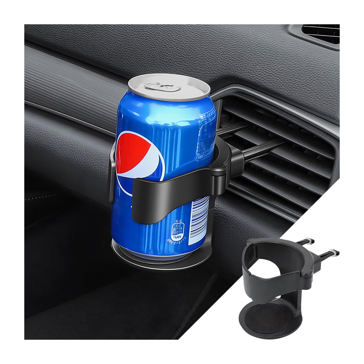 CGEAMDY Auto Getränkehalter, Universell Verstellbarer Auto-Belüftungs-Becherhalter, Verstellbarere Auto Lüftungshalterung, Multifunktion Flaschenhalter Kaffee Halterung von CGEAMDY