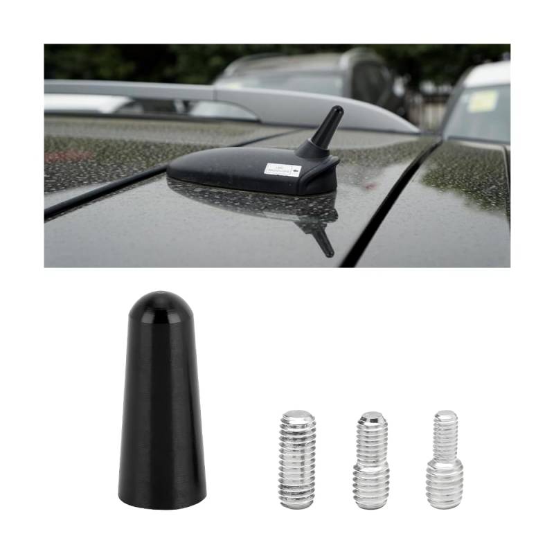 CGEAMDY Autoantenne, Kurzantenne Für Auto, Mini-Autoradio-Antenne, Antennenstab Kurzstab Tuning Autoantenne, Autoradio Antenne Kurz Mit Starker Fm/Am Empfangsfunktion von CGEAMDY