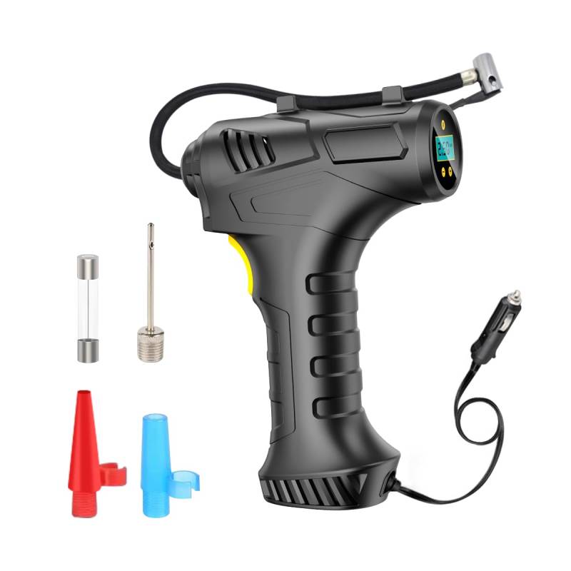 CGEAMDY Kabelloser Elektrischer Luftkompressor, Wireless Car Air Compressor, Kabellose Aufblasbare Pumpe Für Das Auto, Wireless Air Compressor, Kabelloser Reifenfüller Luftkompressor(Ohne Batterie) von CGEAMDY