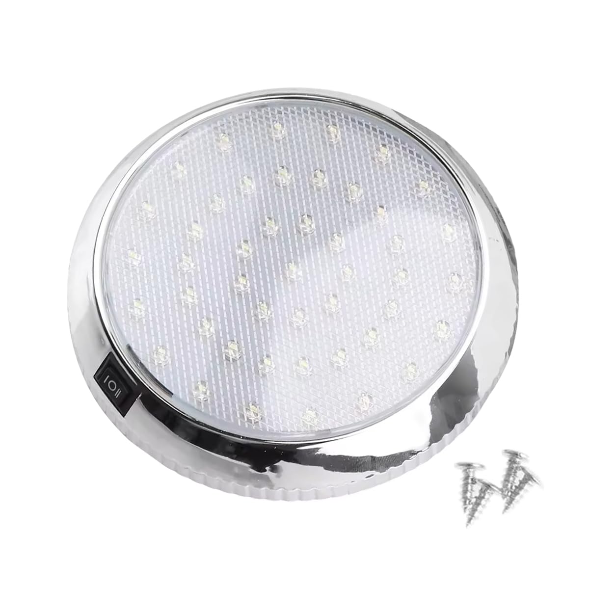 CGEAMDY Led-Wohnwagen-Innenbeleuchtung, 12 V Led-Deckenleuchte, Led-Wohnwagen Mit Ein/Aus-Schalter, Automotive Interior Led Dome Light Mit Helligkeitsregulierung Und Boot Ein/Aus Schalter Autoteile CGEAMDY Led-Wohnwagen-Innenbeleuchtung, 12 V Led-Deckenleuchte, Led-Wohnwagen Mit Ein/Aus-Schalter, Automotive Interior Led Dome Light Mit Helligkeitsregulierung Und Boot Ein/Aus Schalter Autoteile von CGEAMDY