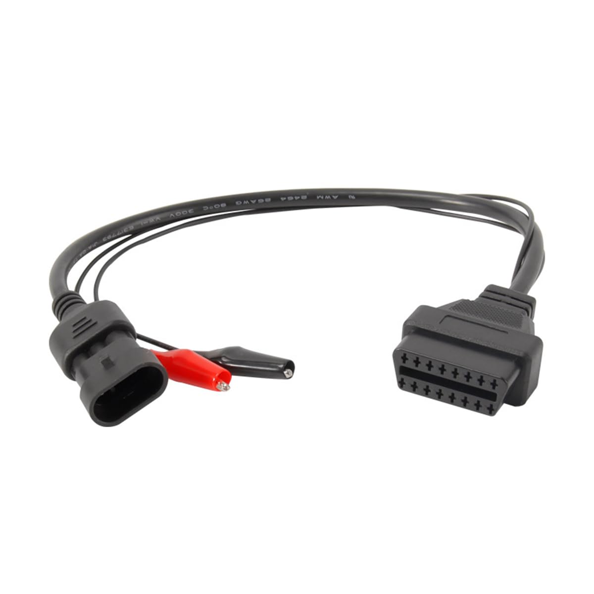 CGEAMDY OBD2 Adapterkabel, OBD2 Verlängerungskabel On-Board-Diagnose Stecker, 3-Poliges Bis 16-Poliges OBD2-Adapteranschluss-Diagnosekabel, Für Diagnosescannerkabel von CGEAMDY