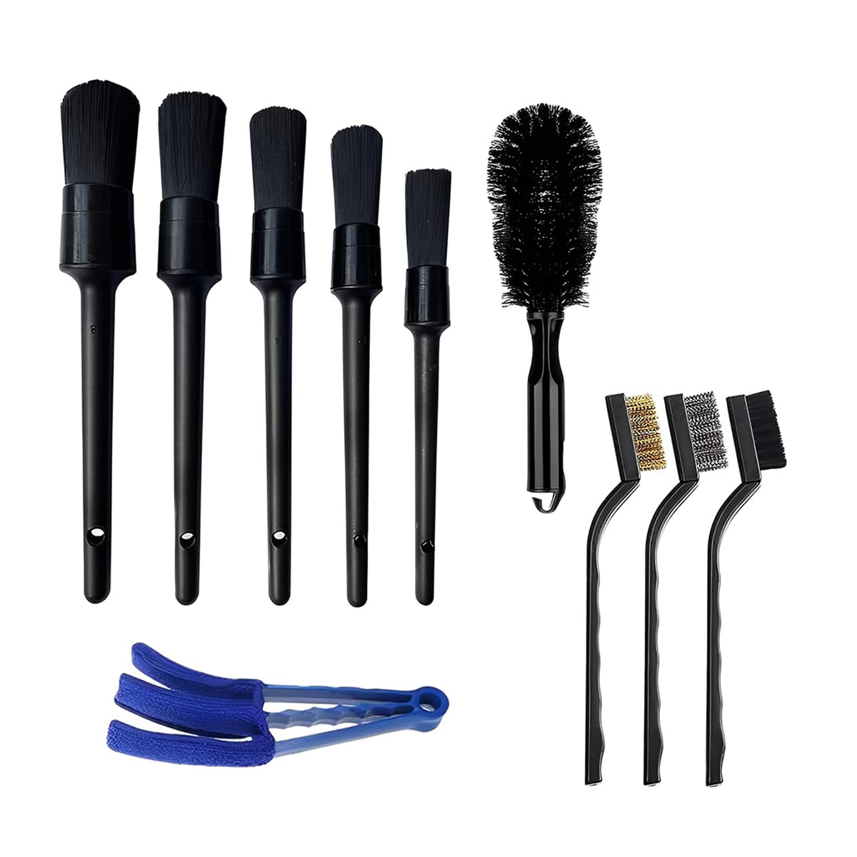 CGEAMDY Soften und Festen Mischfaser Reinigungsbrush, Auto Reinigung Pinsel Set, Autopflege-Bürsten Für die Innen-und Außenreinigung Von Autos, Weiche Bürsten Reinigung des Armaturenbretts (Schwarz) CGEAMDY Soften und Festen Mischfaser Reinigungsbrush, Auto Reinigung Pinsel Set, Autopflege-Bürsten Für die Innen-und Außenreinigung Von Autos, Weiche Bürsten Reinigung des Armaturenbretts (Schwarz) von CGEAMDY