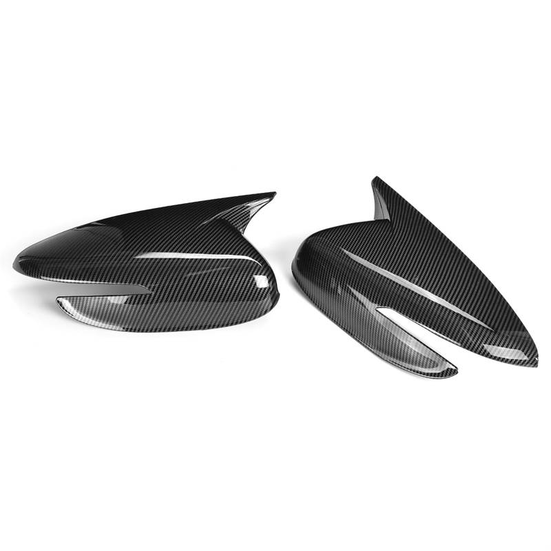 CGHUN Seitenspiegelkappen 2Pcs Auto Seite Tür Flügel Rückspiegel Abdeckung Kappe Hinzufügen Auf for KIA K3 Cerato Forte 2013-2018 zubehör Fall Auto Gehäuse Shell(Orange) von CGHUN