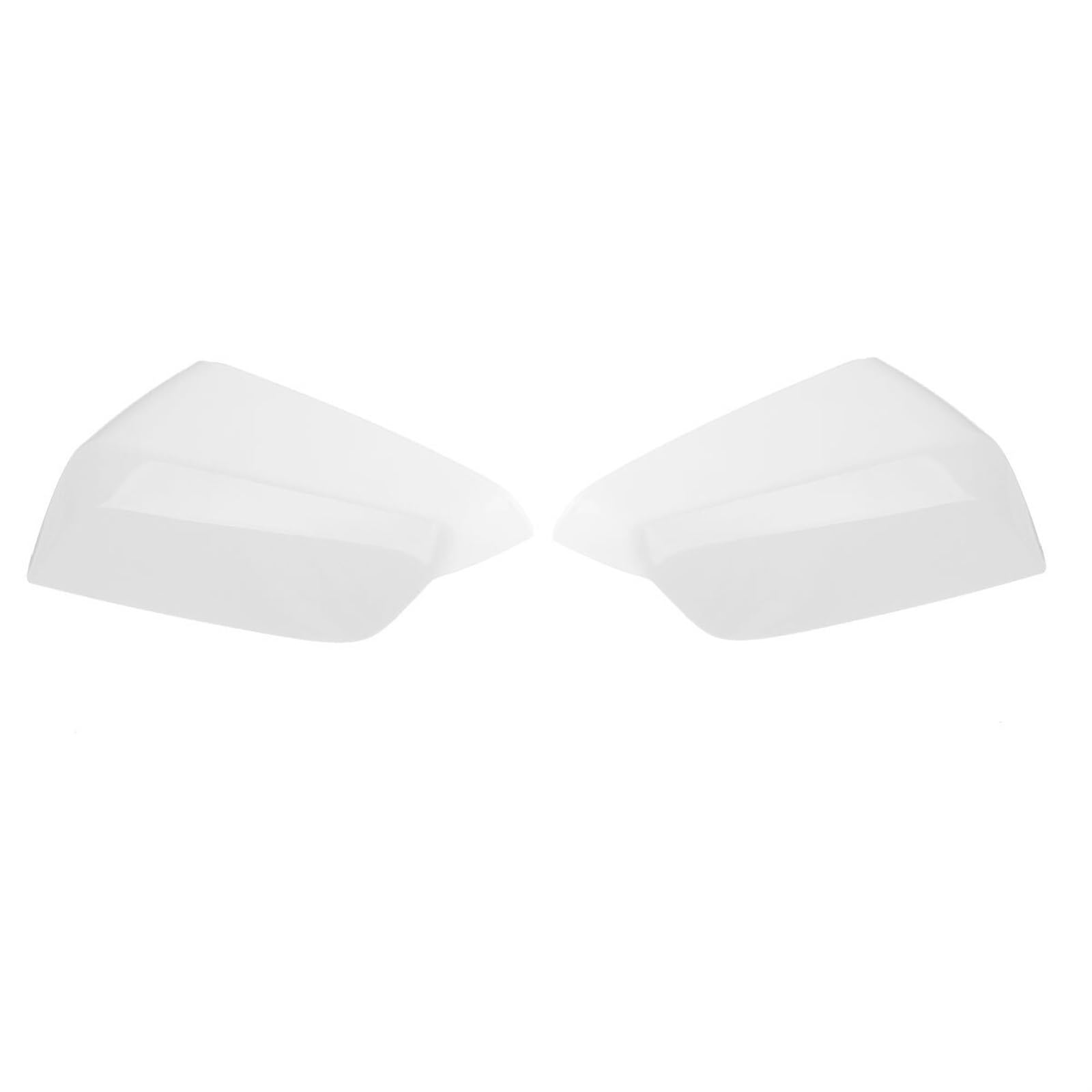 CGHUN Seitenspiegelkappen Auto Seite Rückspiegel Abdeckung Kappe for Chevrolet for Malibu 2016-2022 Rückspiegel Abdeckung Kappe Spiegel Shell Fall Trim(Glossy White) von CGHUN