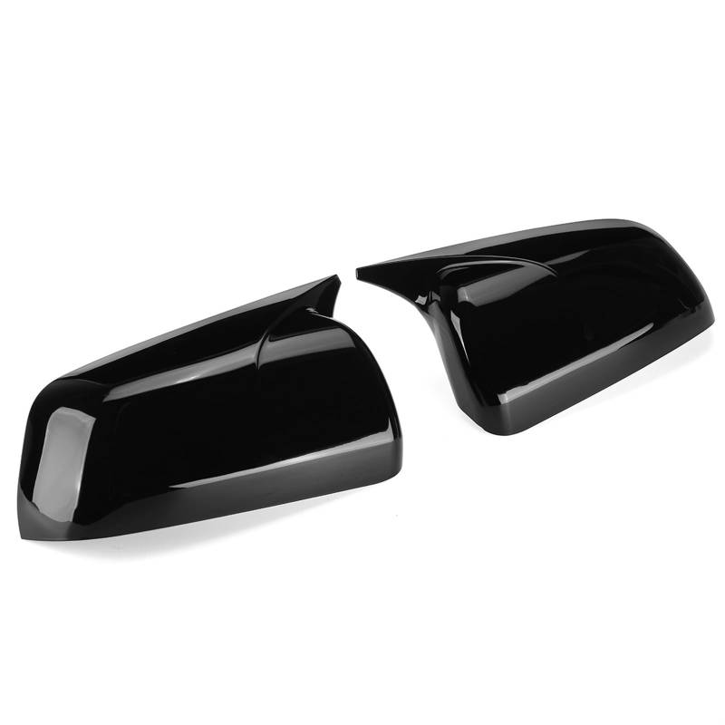 CGHUN Seitenspiegelkappen Auto Seite Rückspiegel Abdeckung Trim Shell Hinzufügen Auf for Mitsubishi Lancer X 10 EX EVO 2008-2012 Auto Styling Zubehör Auto Teil(Glossy Black) von CGHUN