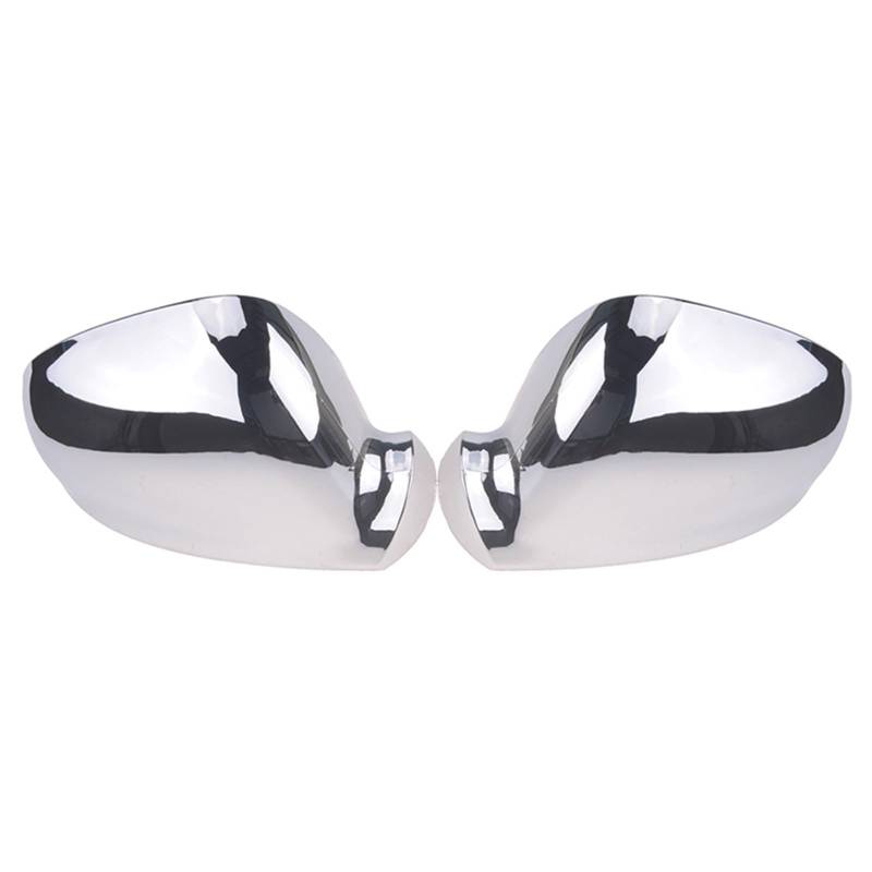 CGHUN Seitenspiegelkappen Chrom-Rückspiegelkappe, Flügel-Seitenspiegel-Abdeckungsgehäuse, passend for VW Golf Rabbit, Jetta MK5 06–09, for Passat 2003–2005, Autozubehör 1K0857537(Wing Mirror Pair) von CGHUN