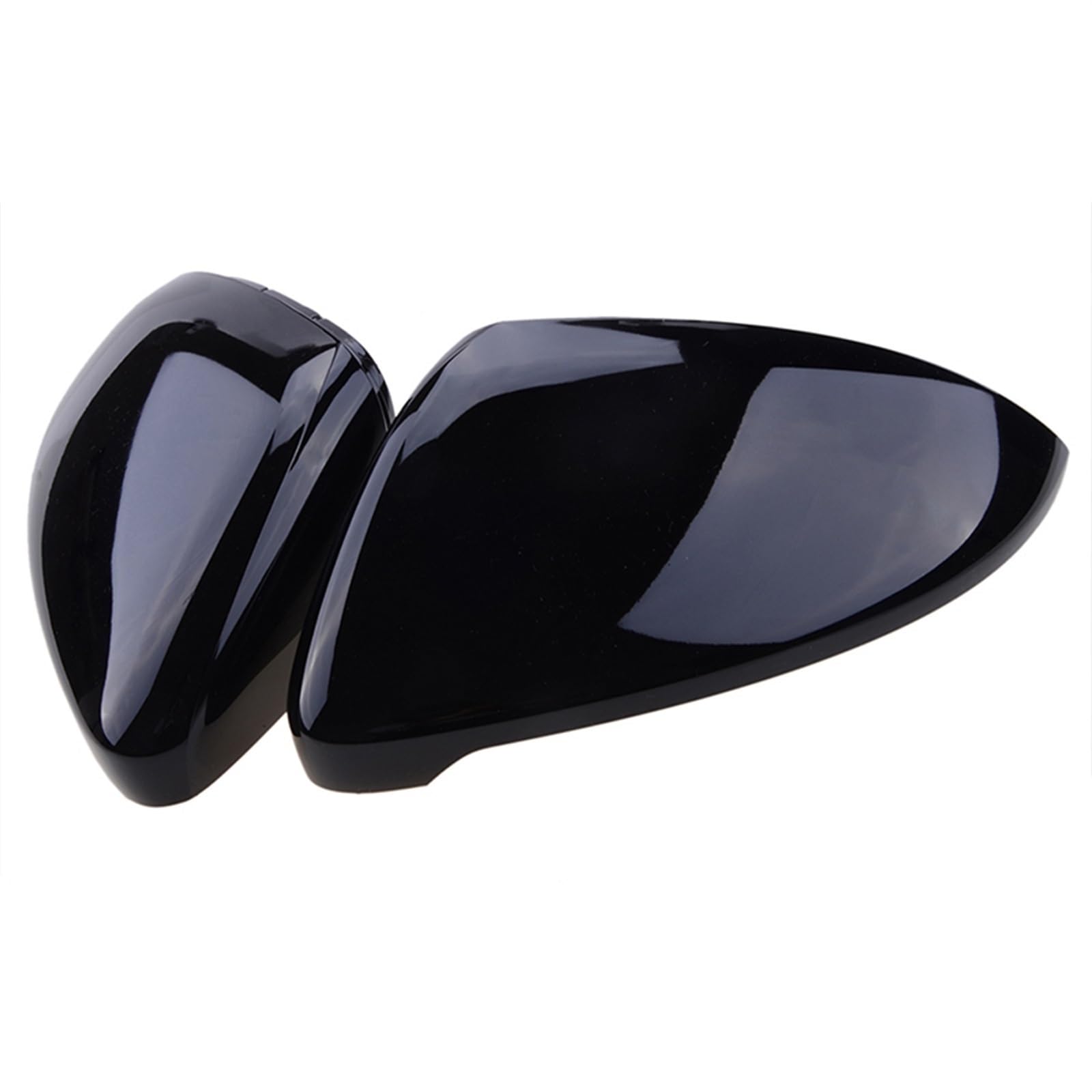 CGHUN Seitenspiegelkappen Flügelseitenspiegelabdeckung Rückspiegelkappe Passend for VW Golf 7 GTI MK7 2014-2018 Autozubehör Ersatz(Glossy Black Pair) von CGHUN