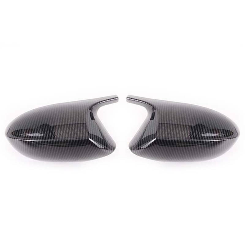 CGHUN Seitenspiegelkappen M Kohlefaser-Rückspiegelkappen Flügelseitenspiegelabdeckung Passend for BMW E89 Z4 Cabrio 2009-2016 Autozubehör Glanzschwarz(Carbon Pattern-2pcs) von CGHUN