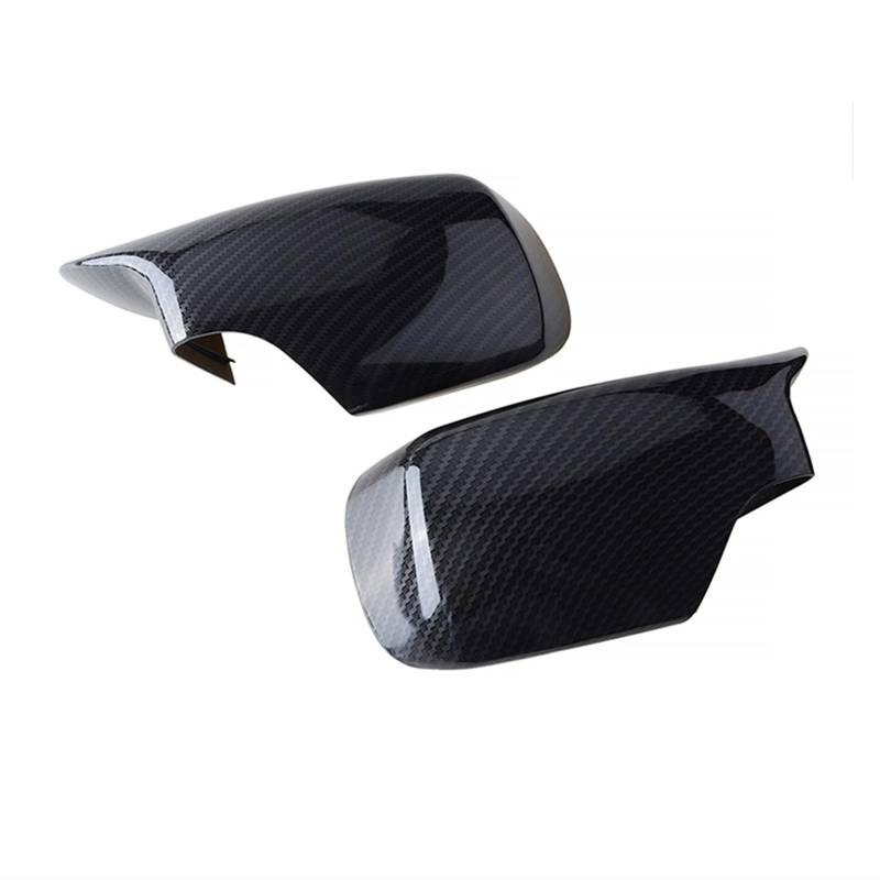 CGHUN Seitenspiegelkappen Rückspiegelabdeckung Flügelseitenspiegelkappe Passend for BMW 3er E46 1998–2005 5er E39 1996–2003 Limousine Autozubehör(Side Mirror Cover 2) von CGHUN