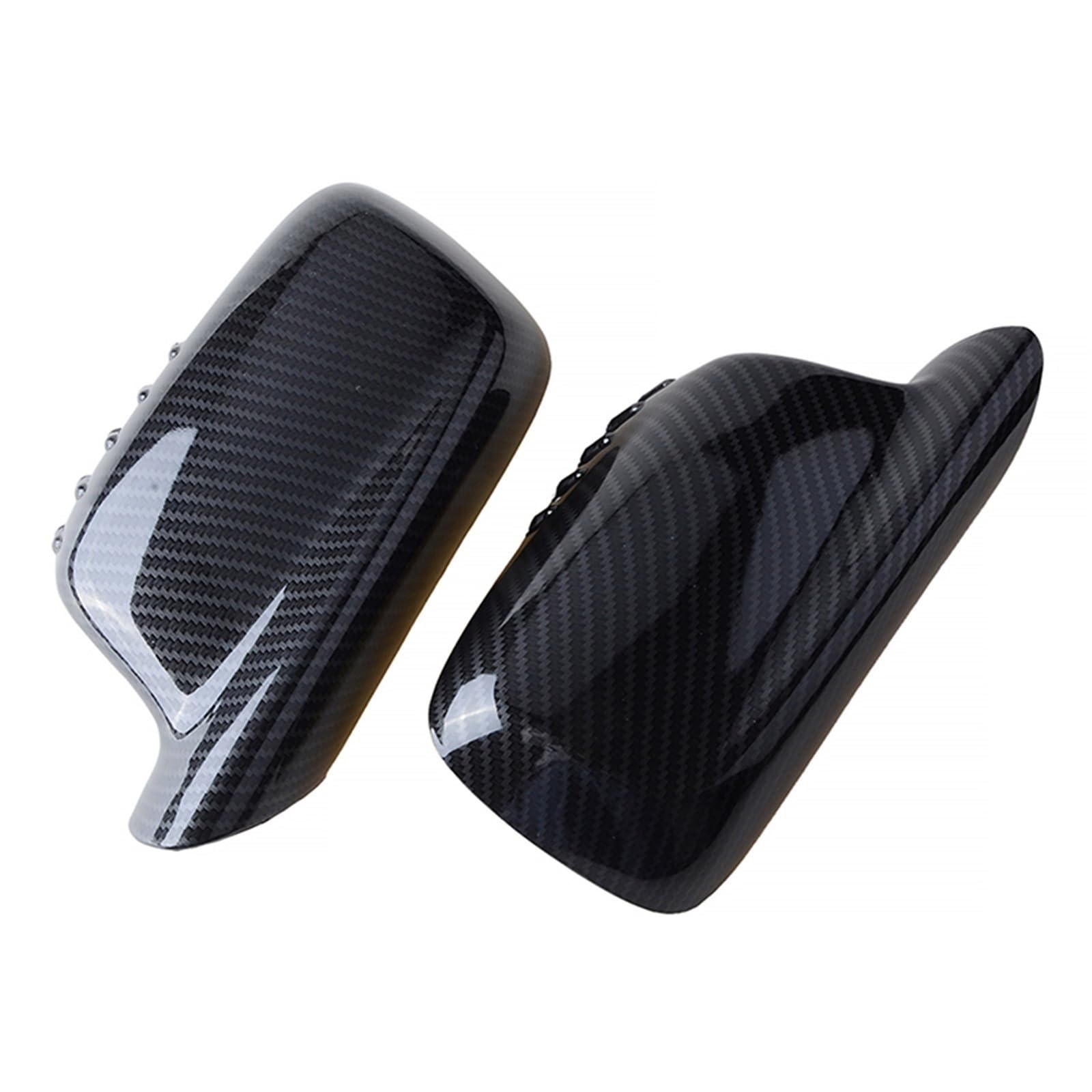 CGHUN Seitenspiegelkappen Seitliche Rückspiegelkappe, Außenspiegelabdeckung, passend for BMW 7er E65 E66 2001–2008, E67 2002–2008 E46 Coupe, Autozubehör(Side Mirror Cover 2) von CGHUN