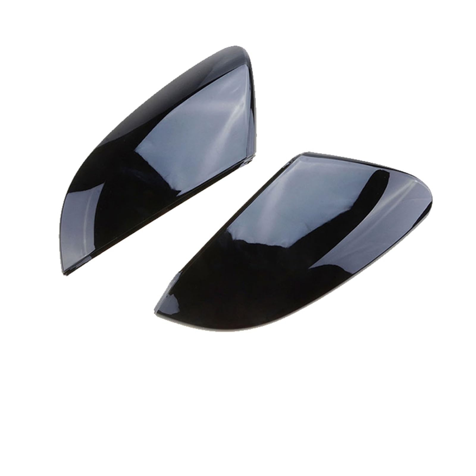 CGHUN Seitenspiegelkappen Seitliche Rückspiegelkappen, Schwarze Außenspiegelabdeckung, passend for Civic 10th 2016 2017 2018, Autozubehör, Ersatz(Wing Mirror Type1) von CGHUN